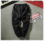 Camouflage Cargo Pants Men Cotton Streetwear Korean Hip Hop Joggers 7XL Loose Fit Casual Trousers Multi-Pockets Elastic Waist