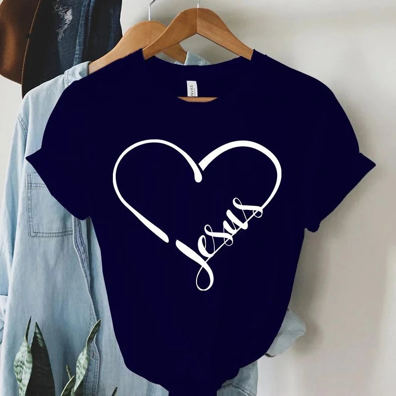 Unisex Fashion Clothing Jesus T Shirts Faith T Shirts God T Shirts Christian Shirts Gifts for Christians Women's Shirt
