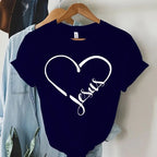 Unisex Fashion Clothing Jesus T Shirts Faith T Shirts God T Shirts Christian Shirts Gifts for Christians Women's Shirt
