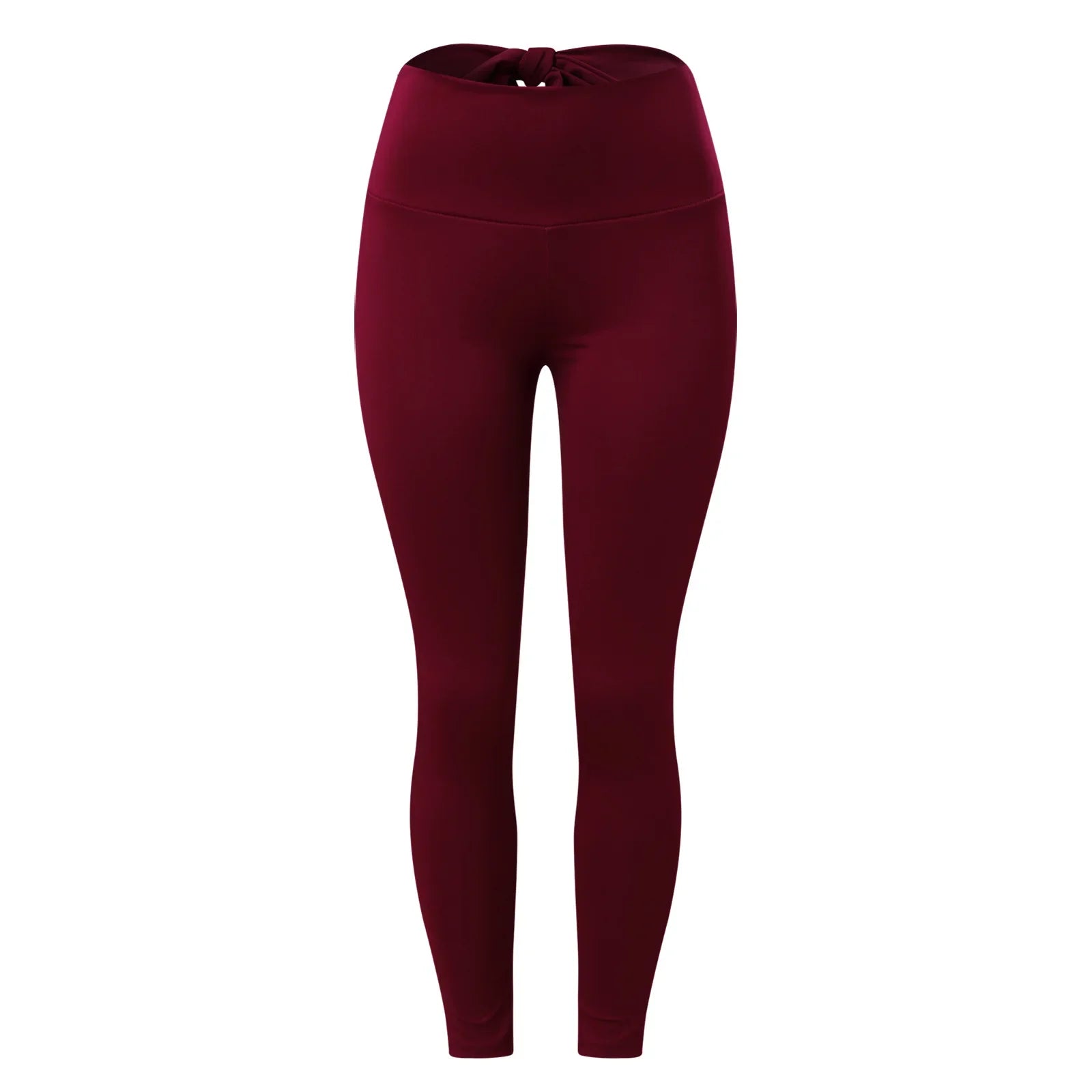 Womens Butt Lift High Waisted Yoga Pants Tummy Control Bow-Knot Tie Workout Leggings Sport Tights Running Leggings
