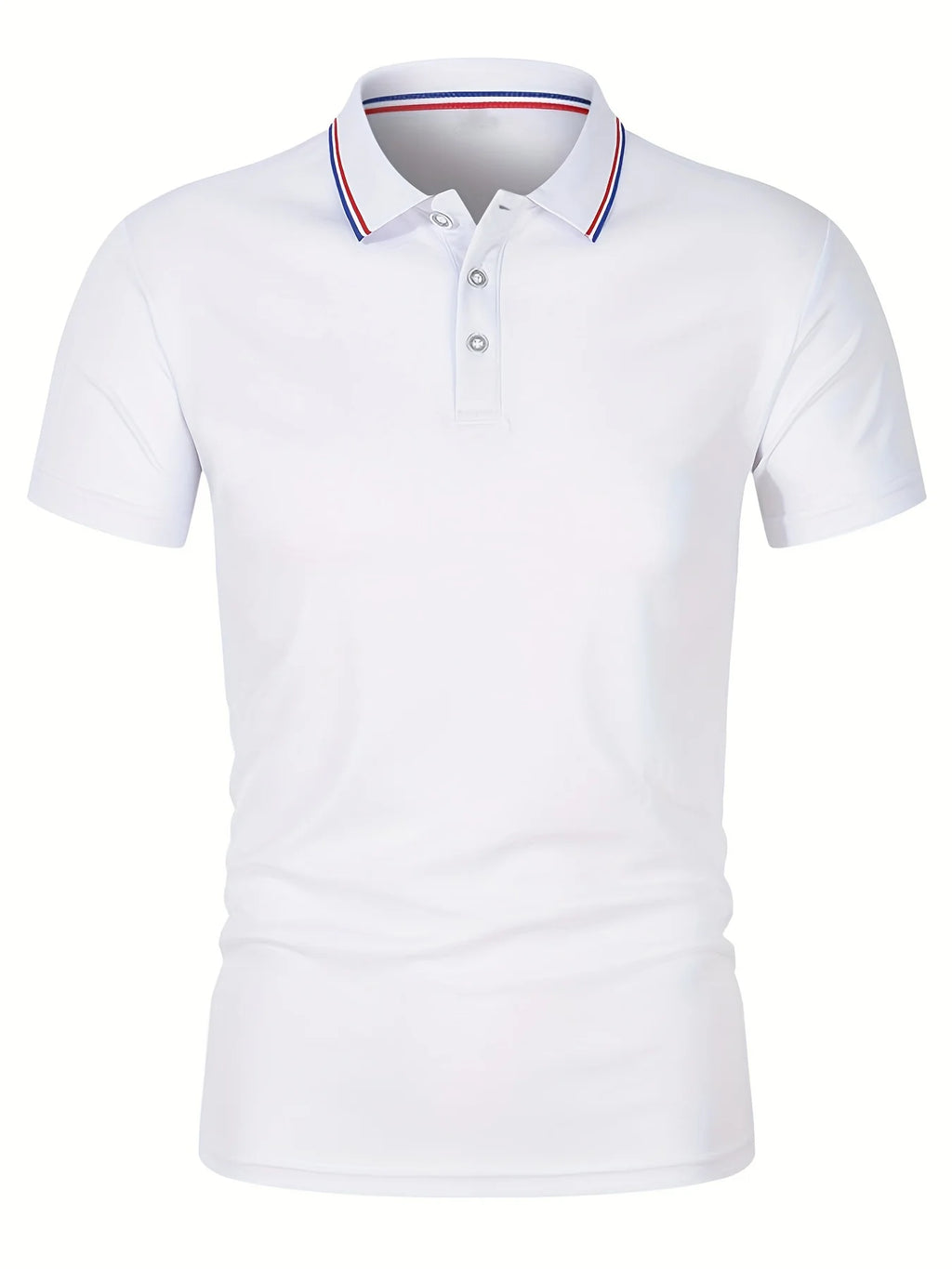 2025 Hot Sale Men's Summer Casual Breathable Comfortable Polo Shirt Men's Solid Color High Quality Short Sleeve T-Shirt