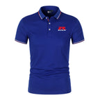 Men'S Summer Casual Breathable Comfortable Polo Shirt Solid Color High Quality Short Sleeve T-Shirt For GSXR GSX-R