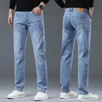 2026 Brand Best Price Comfort Straight Denim Pants Men's Jeans Business Casual Elastic Male High Quality Trousers