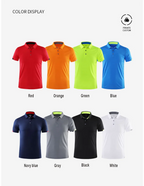 ZXL Quick-drying Sports Polo Shirt Custom Logo  Company Brand Design Print Embroidery Breathable Lapel Short Sleeve Polo Shirts