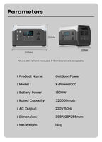 2400W 1800W 500W Portable Power Station Outdoor UPS Function Pure Sine Wave Lifepo4 Batteries 220V портативная эле