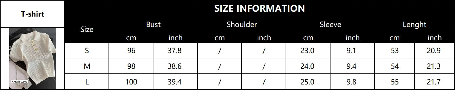 Ice Silk Polo Shirt Knitted Short Sleeve T-Shirt Summer Chic Thin Unique Jacquard Women Tops 2026 Korean Style Women’s Clothing