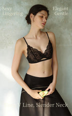 SUJIIN Women's Sexy Bra and Underwear Sets for Women Summer Wireless Lace Comfort Set Bras Women Small Chest Lingerie Lady MX325