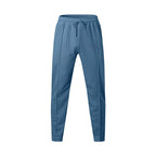 Men Casual LooseStraight Leg Dress Pants Elastic Drawstring Waist Front Seam Plain Wide Leg Trousers Daily Street Vacation Relax