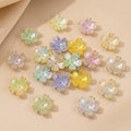50pcs 19mm Cherry Blossom Beads Gradient Acrylic Flower Beads Mini Spacer Hair Accessory for DIY Bracelet Earring Jewelry Making