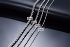 Casual Punk Rope Long Chain Necklace for Men Women,Silver Gold Color Stainless Steel Twisted Chain Collars,Hiphop Jewelry Gift