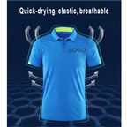 ZXL Quick-drying Sports Polo Shirt Custom Logo  Company Brand Design Print Embroidery Breathable Lapel Short Sleeve Polo Shirts