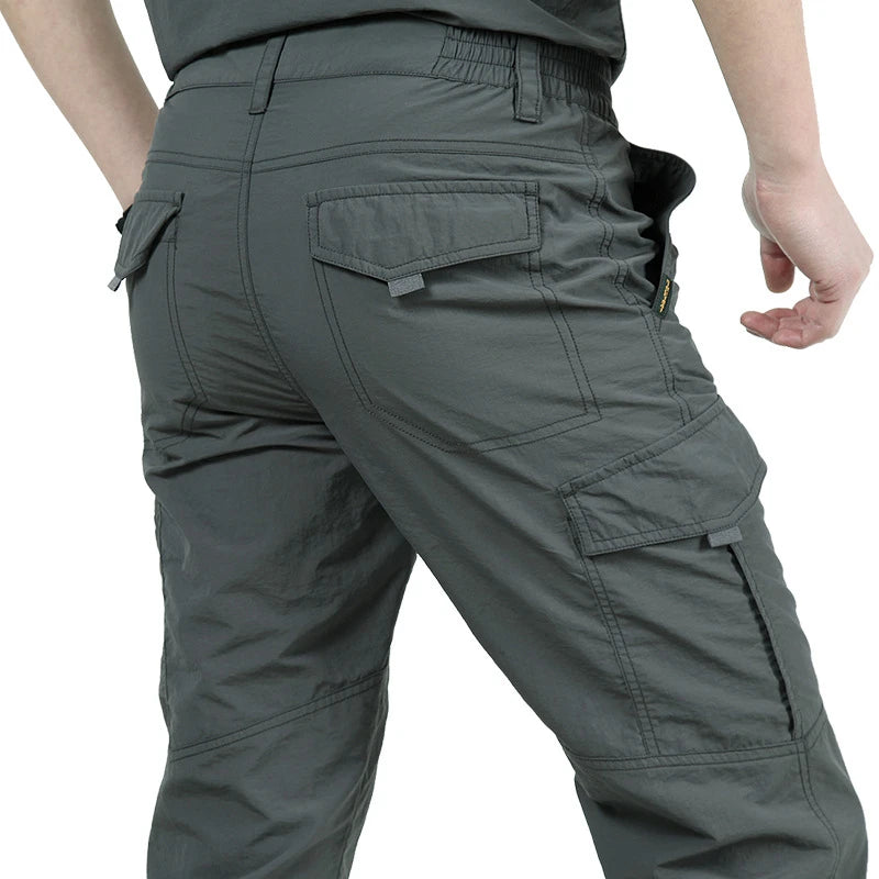 2024 City Tactical Pants Men  Cargo Trousers Multi-pocket Waterproof Pant Casual Outdoor Training Overalls Clothing Hiking
