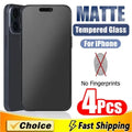 Matte Screen Protector For iPhone 17 16 13 11 15 12 14 Pro Max Tempered Glass For iPhone 13 Mini 6 7 8 Plus XR XS X SE 2022 2020