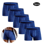 5pcs Cotton Boxer Shorts Men Panties Custom Men's Underpants Sexy Mens Boxers Underwear for Man Print Homme Boxershorts Calecon