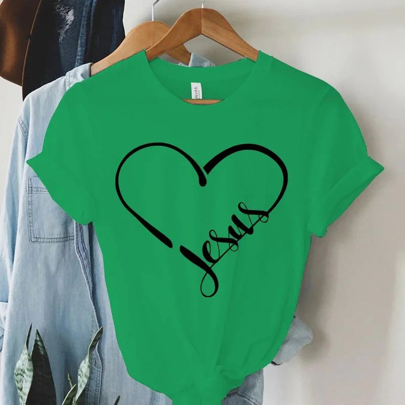 Unisex Fashion Clothing Jesus T Shirts Faith T Shirts God T Shirts Christian Shirts Gifts for Christians Women's Shirt