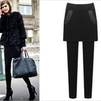 M-6XL clothes Thicker Warm Women Winter Leggings Female Casual Outer Wear leggins Pants Skirt Sweatpants High Waist Leggings