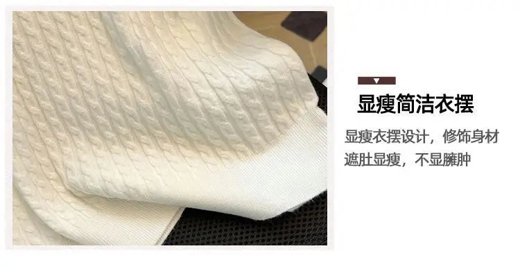 Summer Women's Polo-neck Short-sleeved Shirt Ice Silk Twist Stripe Knitting T-Shirt Thread Loose Minimalist Lapel Pullover Tees