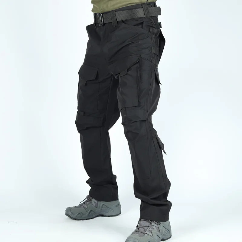 New Multi-pocket Cargo Pants Men Waterproof Work Tactical Trousers Spring Autumn Wear-Resistant Outdoor Hunting Training Pant