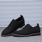 Summer Mens Dress Shoes Suede Man Oxford Shoes Large Sizes Flats Classic Men Sneakers Comfortable 2025 New Zapatillas De Deporte
