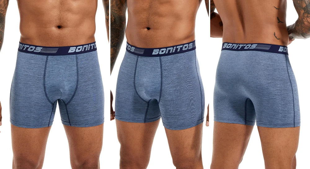 5pcs Boxers Men's Panties Breathable Boxer Shorts Men Underwear Polyester Underpants for Man High Quality Male Trunks