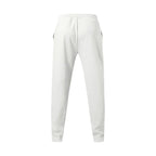 Men Casual LooseStraight Leg Dress Pants Elastic Drawstring Waist Front Seam Plain Wide Leg Trousers Daily Street Vacation Relax