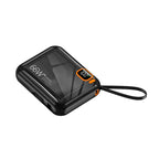 66W 10000/20000mAh Power Bank for IPhone Huawei and Samsung Mobile Phones Built-in Cable PD Two-way Power Bank