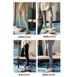 Autumn Winter 100% Merino Wool Leggings for Women Thickening Leggings Small Feet Pencil Pants Outdoor Casual Stretchy Pants