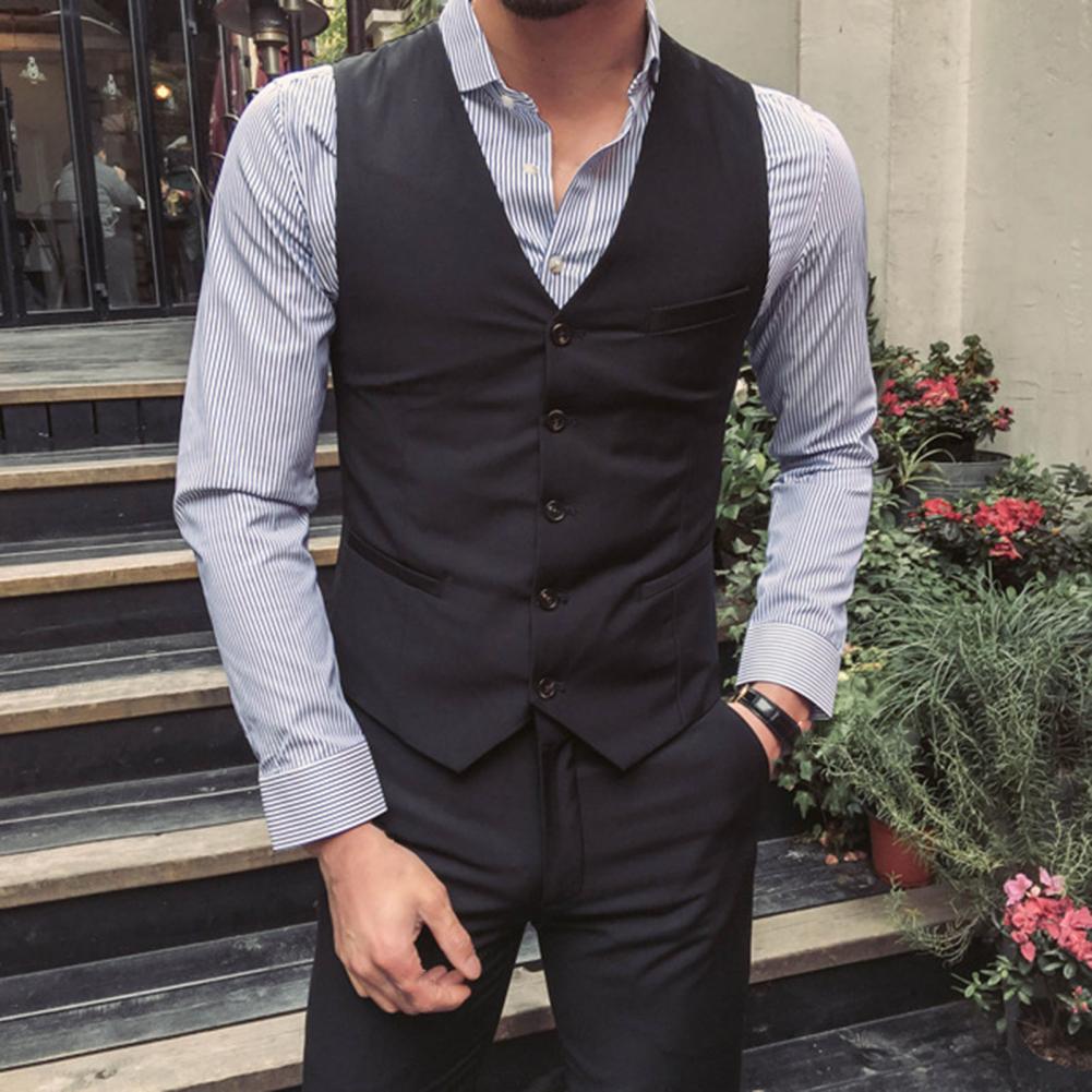 Men Blazers 3Pieces Sets Wedding Formal Elegant Business Luxury Full Vest Pants Coats Classic Jackets Suit Coat Blazers Trousers