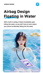 Essager Waterproof Phone Case Swimming Bag IPX8 Floating Bag Protect Pouch Cover For Phone Water Sports For iPhone Huawei Xiaomi