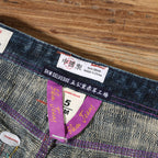 22oz Heavyweight 100% Cotton Washed Men's Selvedge Denim Jeans Taiwan Hand-spun Yarn Plant-dyed Standard Straight Fit Pants 5KM