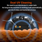 Robot Vacuum Cleaner ABIR X9 ,Laser System,Dual UV Cleaning,Auto Carpet Boost Tech,Multiple Floors Maps,Customized Room Cleaning