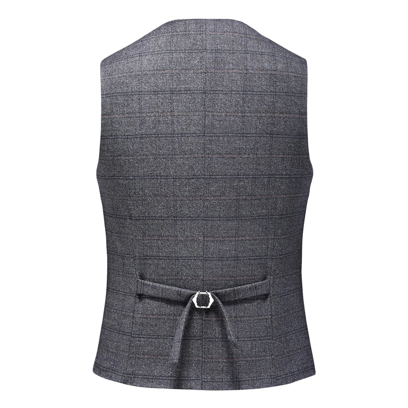 Men's Business Casual Three-Piece Set 2024 Fashion Bridegroom Dress Suit Vest Trousers High Quality