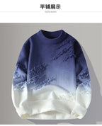 2024 Winter Sweaters for male men thick O-neck sweater men Student youth sweaters autumn Men's wool Casual Knitwear Pullover