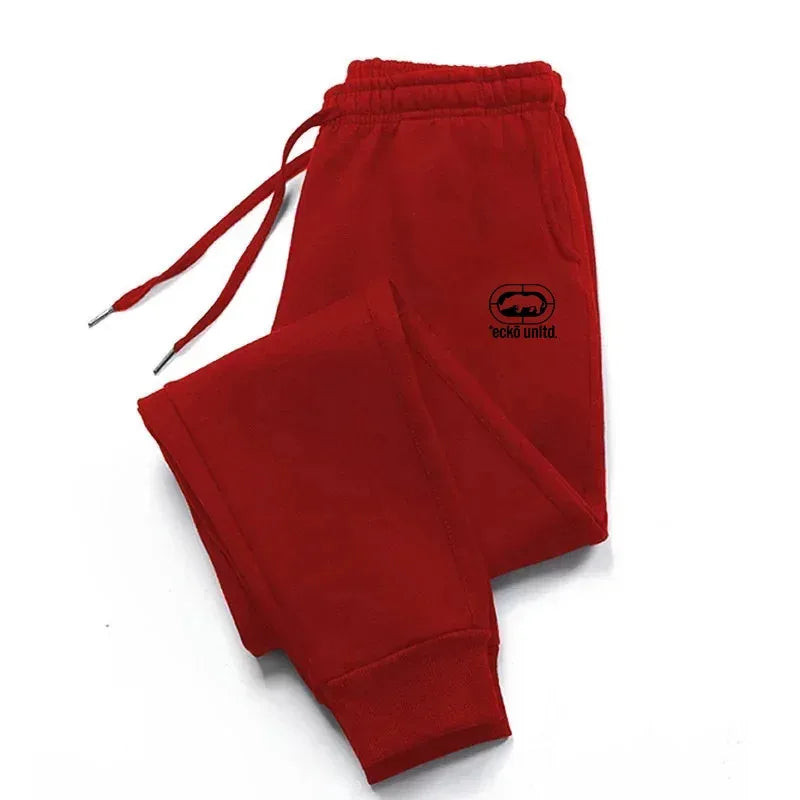 2025 Men's Printed Jogging Pants Casual Sports Running Fitness Training Elastic Waistband Breathable Lightweight Activewear