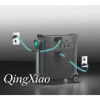 Portable Power Station With Lifepo4 Battery Large Capacity Solar Generator For Home Backup Outdoor Camping And Emergency Use