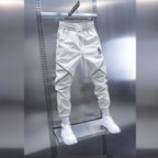 Men's Cargo Pants White Hip Hop Male Trousers Summer Regular Fit Harajuku Long Slacks Street Emo Cheapest Luxury New In Casual