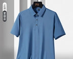 Summer Plus Size 7xl 8xl 9xl Polo Shirt Men Quick Dry Ice Silk Breathable Polo Men's Oversize Business Polo Shirt Brand Clothing