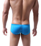 Men's Boxers Low-rise Ice Silk Underpants Men Small Boxer Shorts Sexy Underwear Men Panties Boxer Briefs