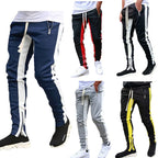 New Men's Casual Fashion Pants Sportswear Skinny Male Trousers Gyms Tracksuits Bottoms Hip Hop Streetwear Joggers Sweatpants