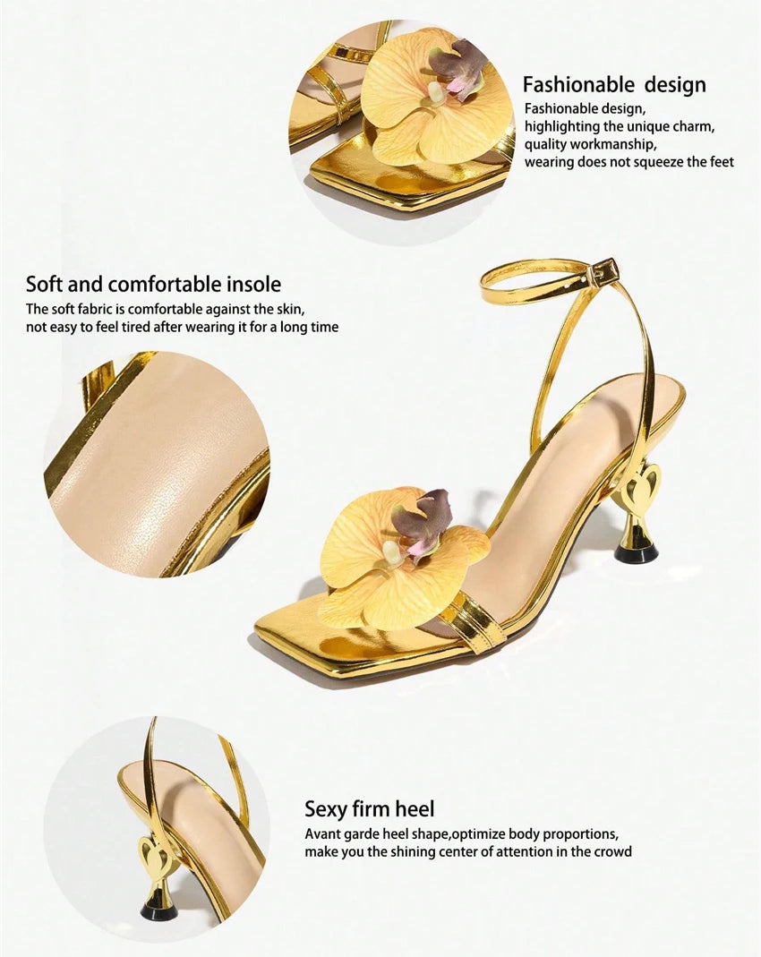 8CM Women Heels Patent Leather Stilettos Sandals Thin High Heel Pumps Pointed Toe Banquet Prom Slingbacks Party Shoes Zapatos