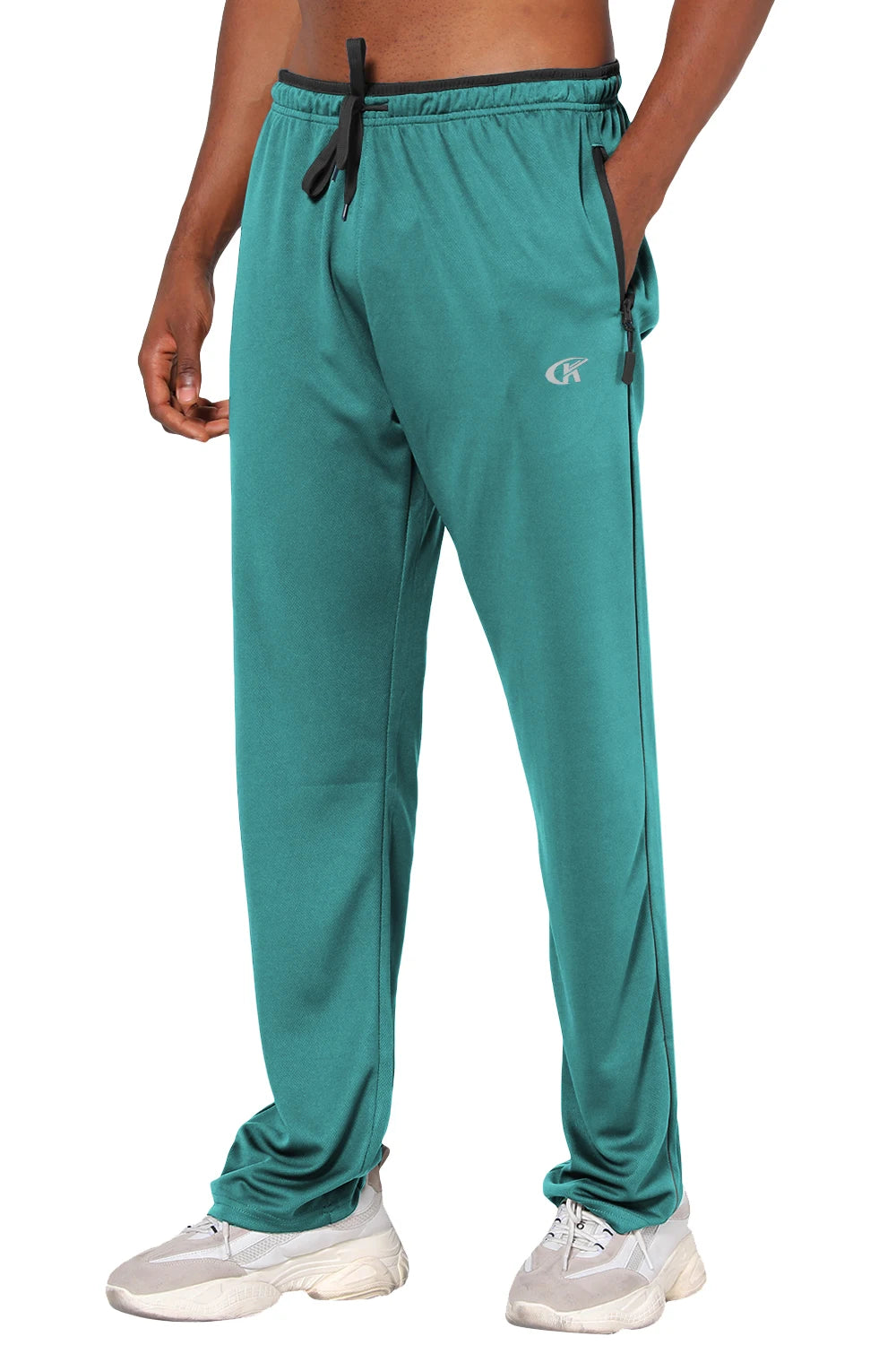 Men Sweatpants Running Sport Pants Drawstring Lightweight Solid Joggers Sport Streetwear Casual Breathable Trousers Tracksuit