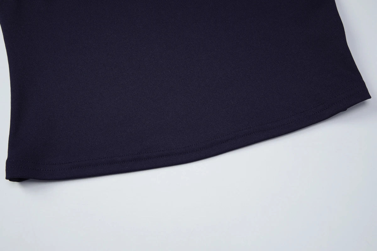 Hugcitar Women'S Fashion Short Sleeve Solid Polo Neck Buttons Sexy Crop T-Shirt Top Summer Female Clothes Streetwear Holiday