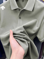 Mercerized Cotton100% Men's Summer Luxury Brand Short Sleeves Polo Shirt 25 Colors Choose From T-Shirt Business Leisure Men Top