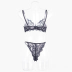 Tornova Sexy Lace Lingerie Suit for Women Mesh See-through Sexy Interesting Lingerie Two-Piece Ladies Body Shaping Underwear Set