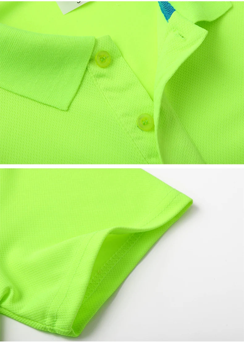 Sports quick-drying polo shirt Custom printed logo lapel cheap advertising T-shirt Marathon running embroidered pattern diy