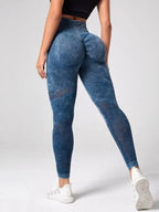 High Waist Seamless Yoga Pants for Women Quick Dry Running Gym Leggings Fitness Tights Leggings Athletic Workout Running Crops