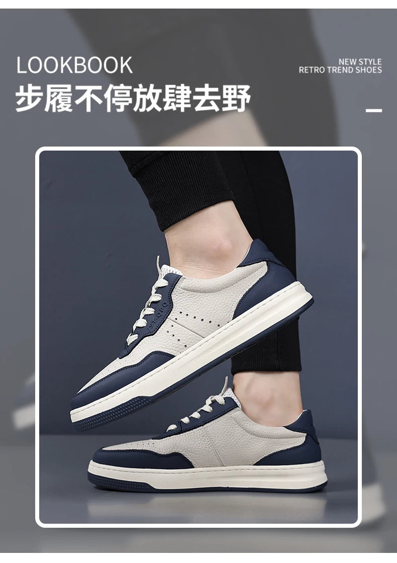 Men's fashion casual shoes four season soft-sole non-slip breathable outdoor walking shoes youth lightweight sports running shoe
