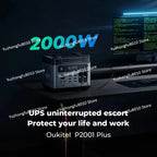 2000W 2400W Portable Power Station 2048Wh Solar Generator 110V 220V App Controlled
