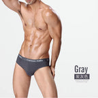 3Pcs/Lot Men's panties Silk  Men's Underwear New  Briefs Men Bamboo Fiber Mens Bodysuit Male Comfortable Solid Underpants