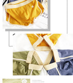 3PCS/Pack 100% Cotton Solid Striped Men's Boxer Sexy Breathable Mesh U Crotch Underwear High Elastic Widen Waistband Underpants